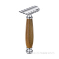 Mejor mango de madera Safety Razor Many Razor Blade Razor Doble Edge